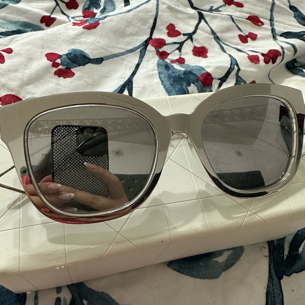 Dior Sunglasses Silver Women